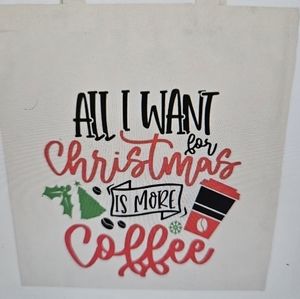 A Girl Thing Christmas Coffee Tote
